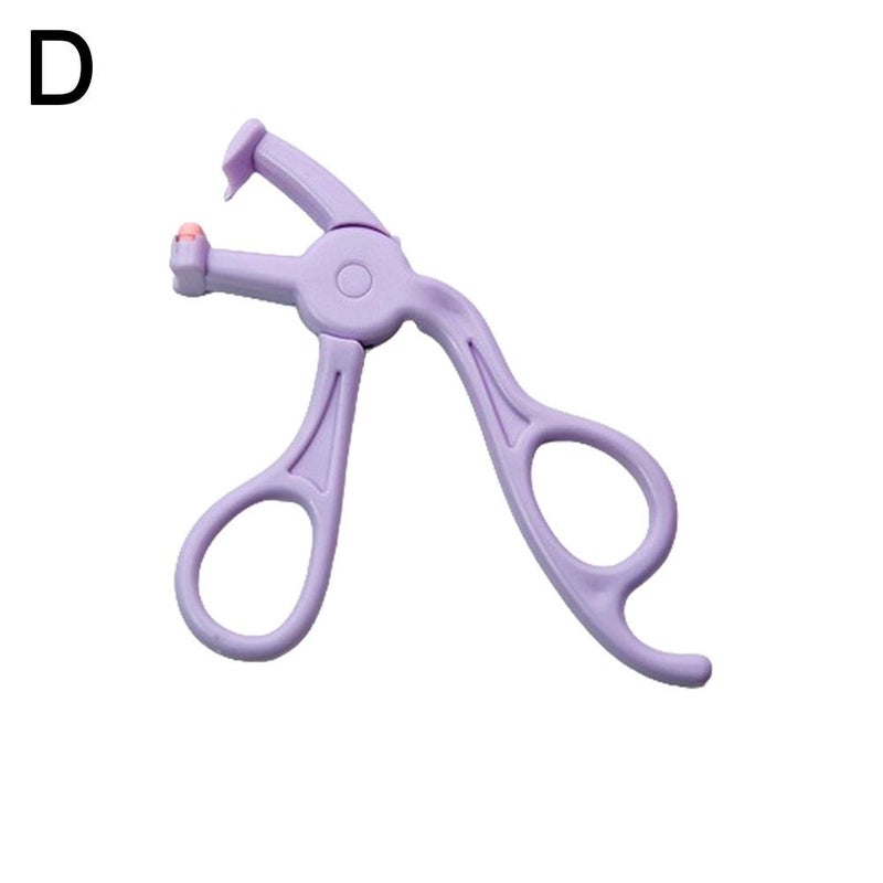 Plastic wide-angle eyelash curler, frameless eyelash curler, portable sunflower style.